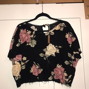 Floral crop top